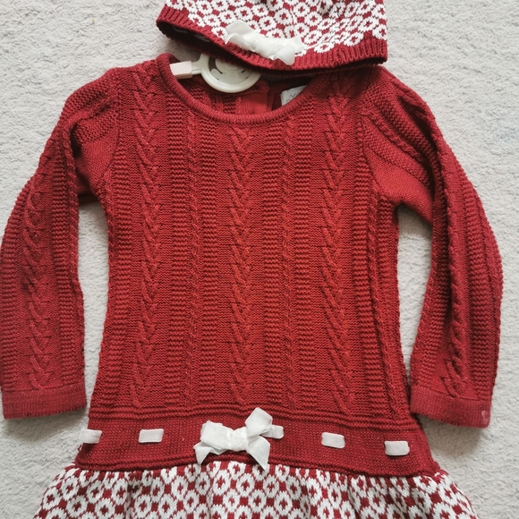 3/25 Heirloom Holiday dress with match hat - Picture 3 of 11